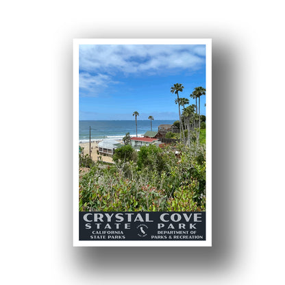Crystal Cove State Park Poster-WPA (Buildings)