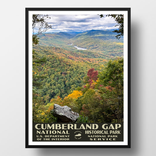 cumberland gap national historical park poster