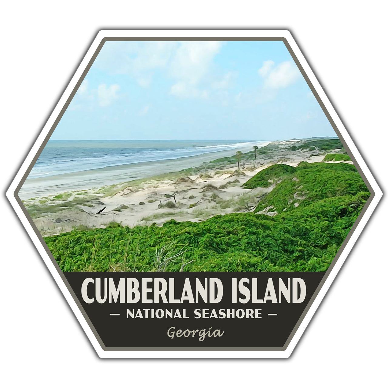 Cumberland Island national seashore sticker