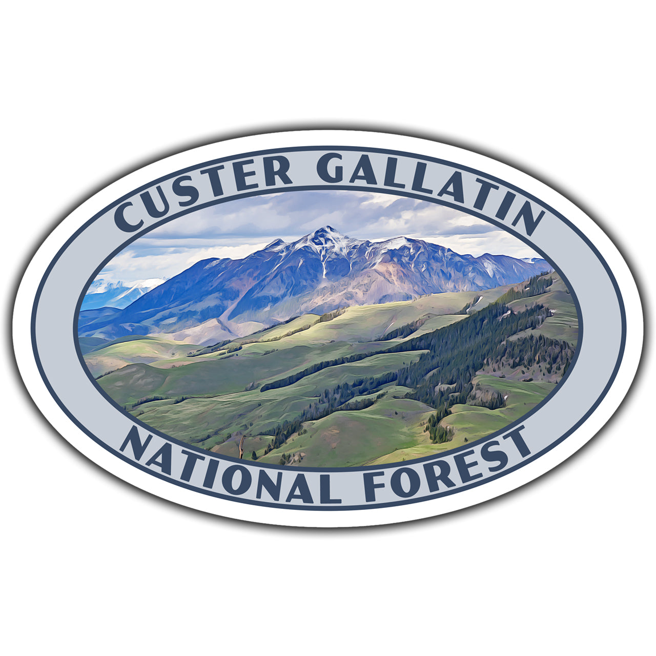 Custer Gallatin national forest sticker