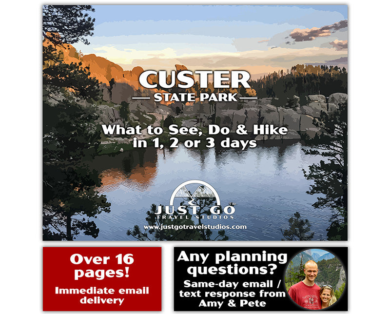 Custer State Park Itinerary (Digital Download)