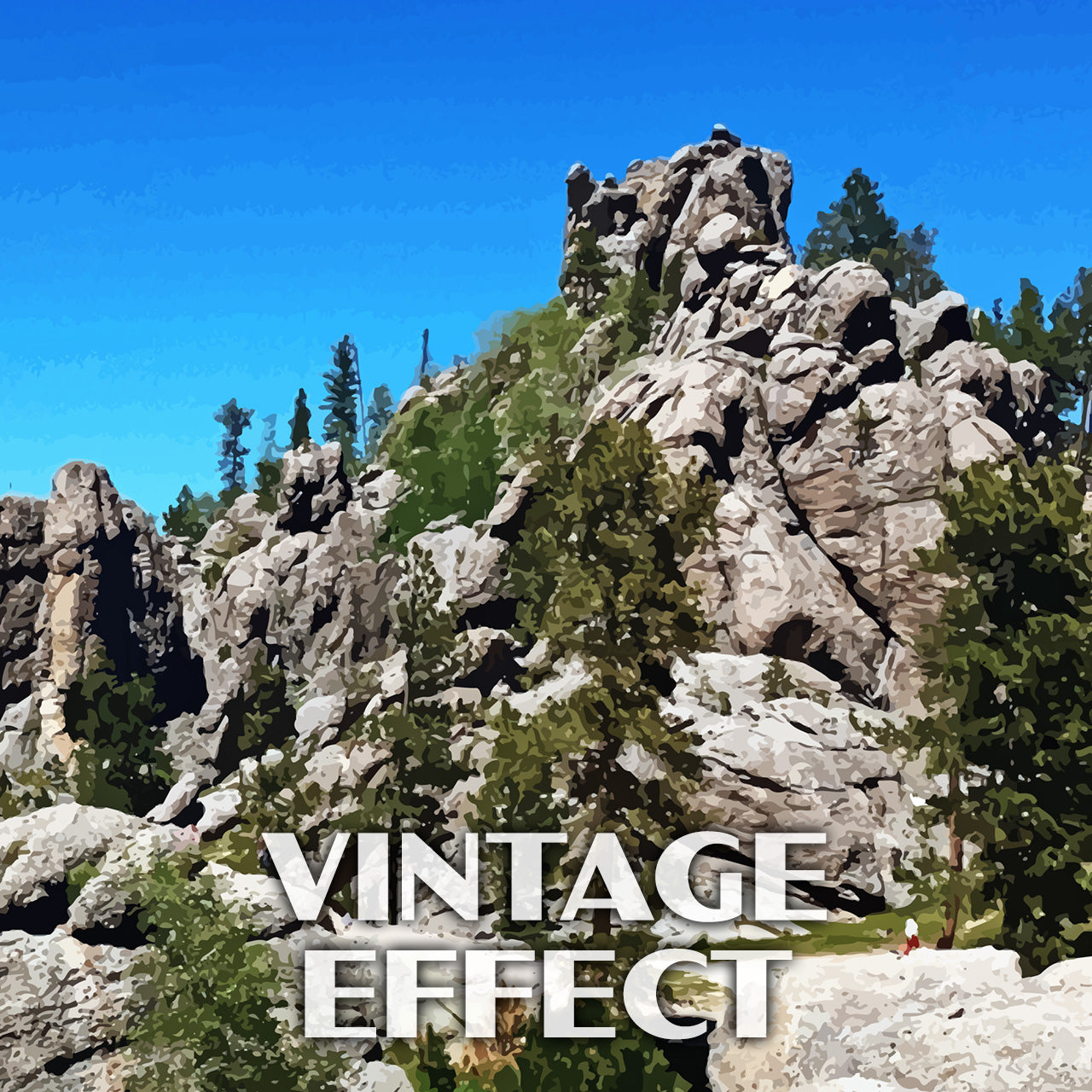 Custer State Park Poster-WPA (Needles)