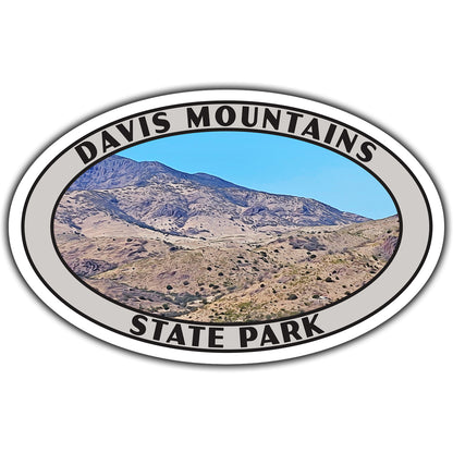 Davis Mountains state park sticker