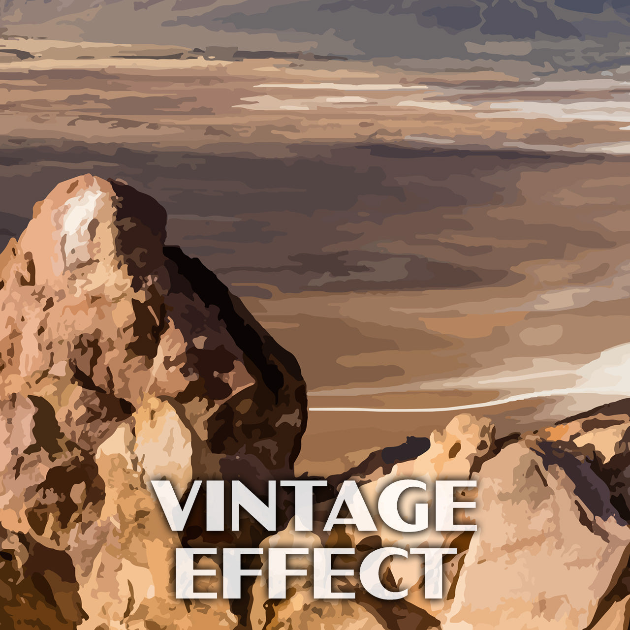Death Valley National Park Poster-WPA (Dantes View)