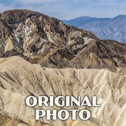 Death Valley National Park Poster-WPA (Zabriskie Point)