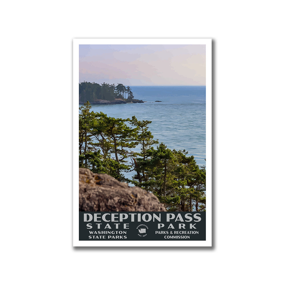 Deception Pass State Park Poster-WPA (Oak Harbor)