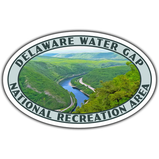 Delaware Water Gap National Recreation Area Sticker (Mount Tammany)
