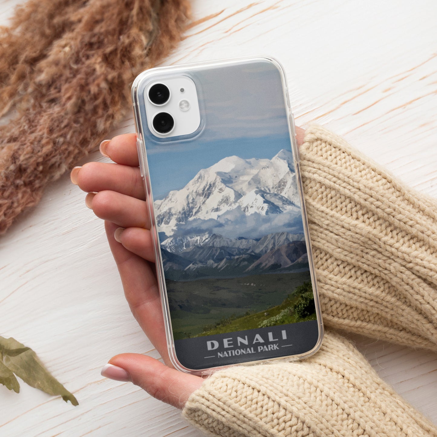 Denali National Park Phone Case (Denali with Road)