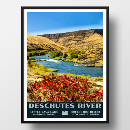 Deschutes River Poster