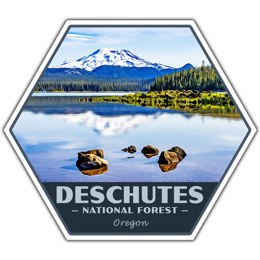 Deschutes national forest sticker