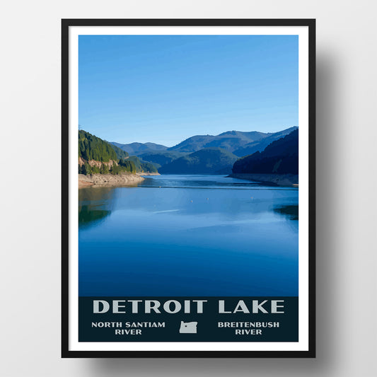 Detroit Lake Poster