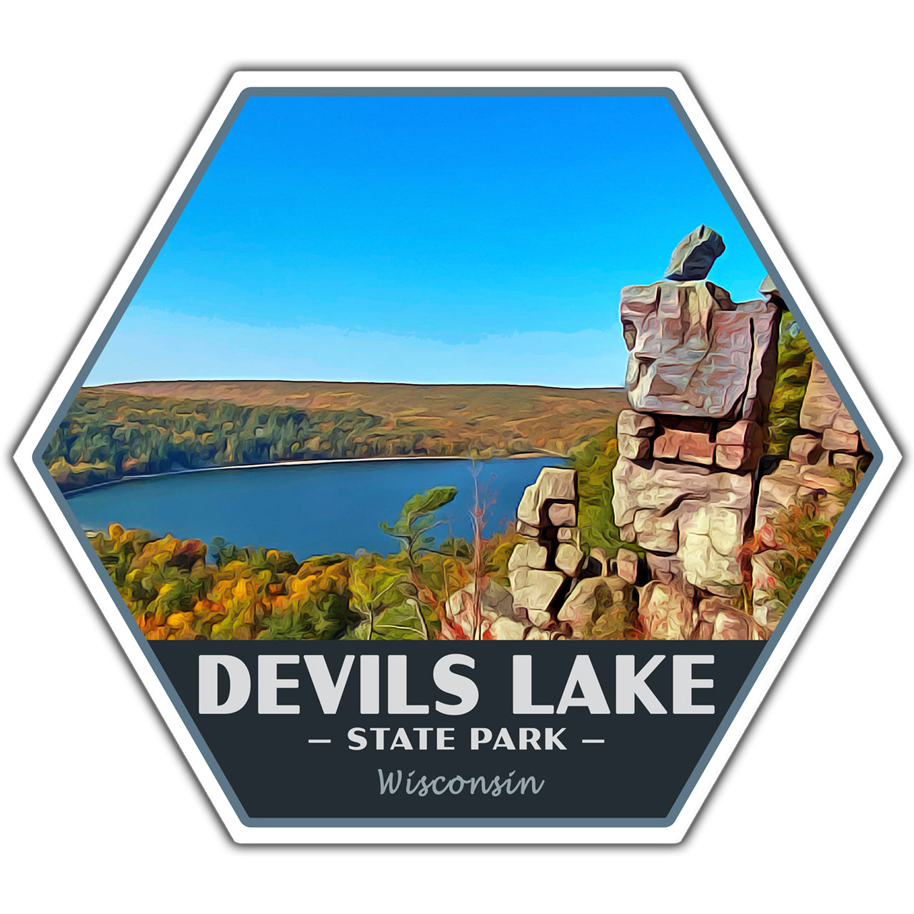 Devils Lake state park sticker