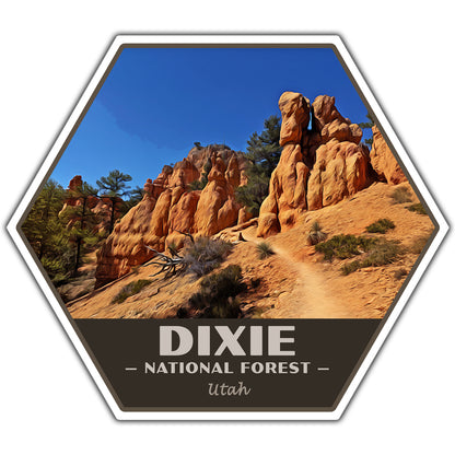 Dixie national forest sticker