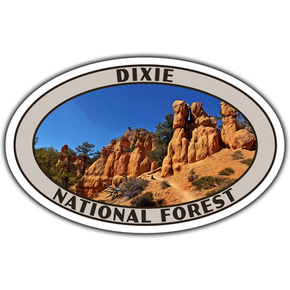 Dixie national forest sticker