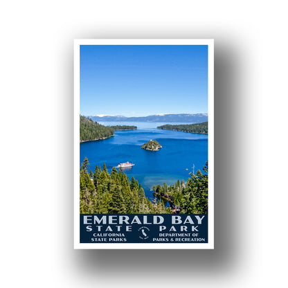 Emerald Bay State Park Poster-WPA (Emerald Bay)