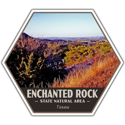 Enchanted Rock state natural area sticker