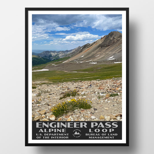 Uncompahgre National Forest poster engineer pass