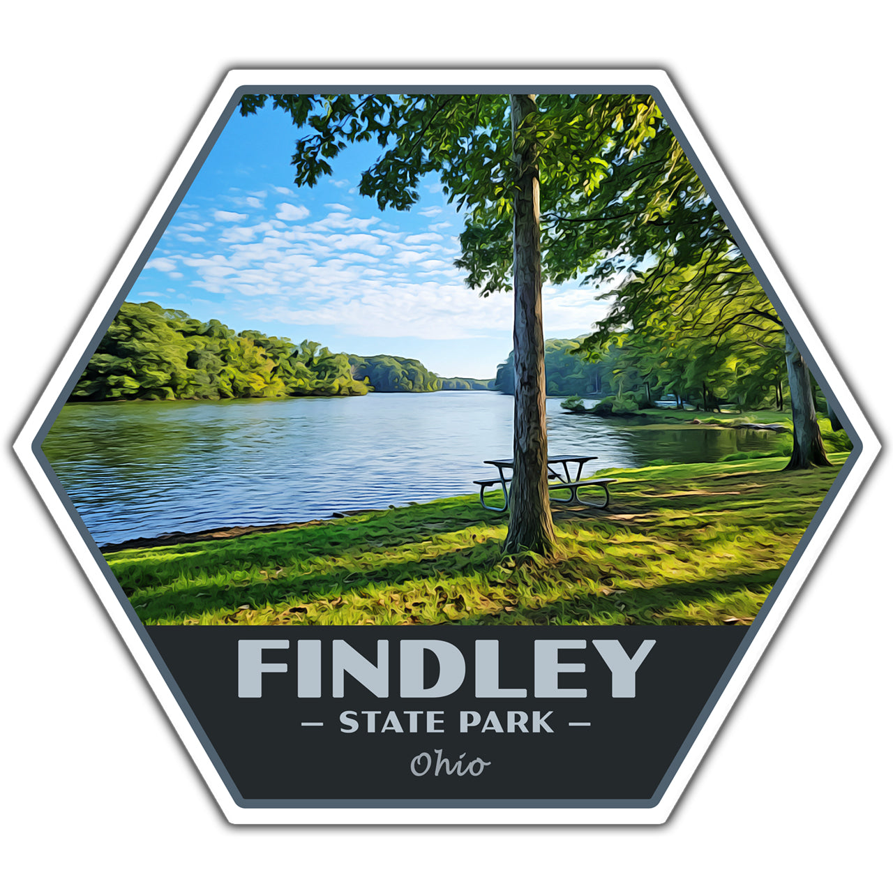 Findley state park sticker
