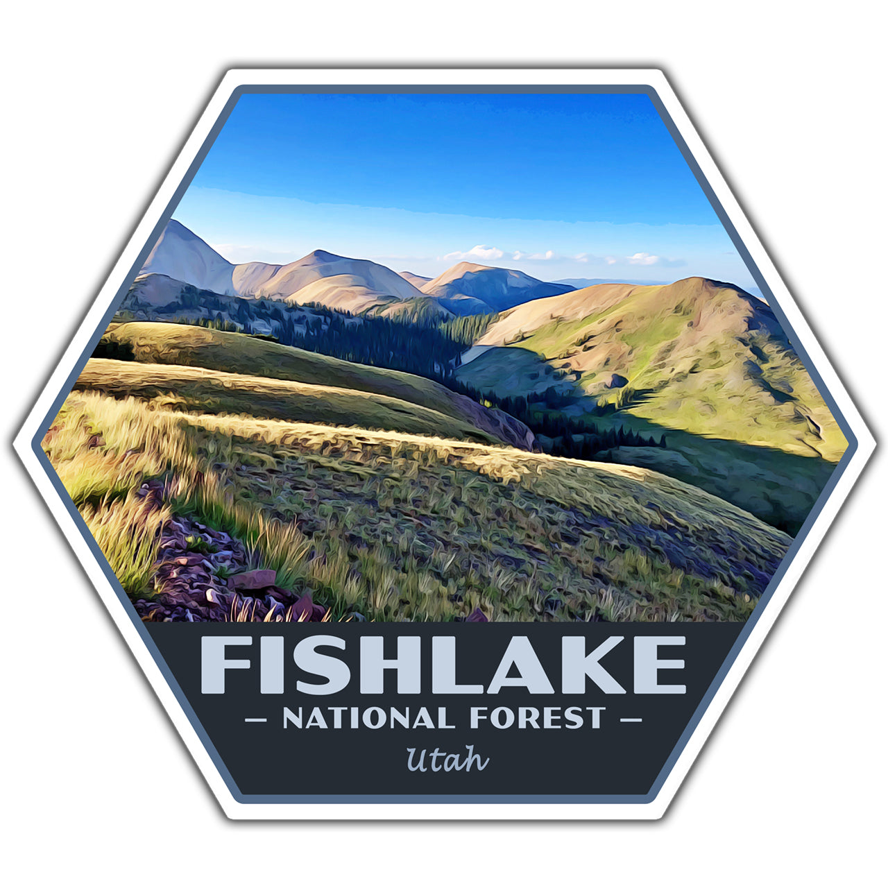 Fishlake national forest sticker