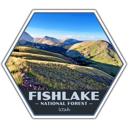 Fishlake national forest sticker