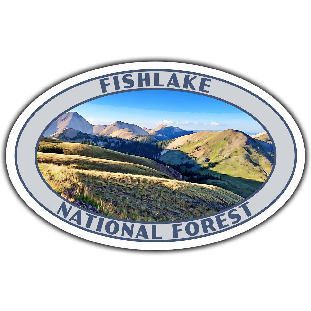 Fishlake national forest sticker