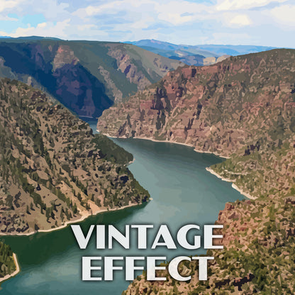 Flaming Gorge Reservoir Poster-WPA (Reservoir View) (Utah State)