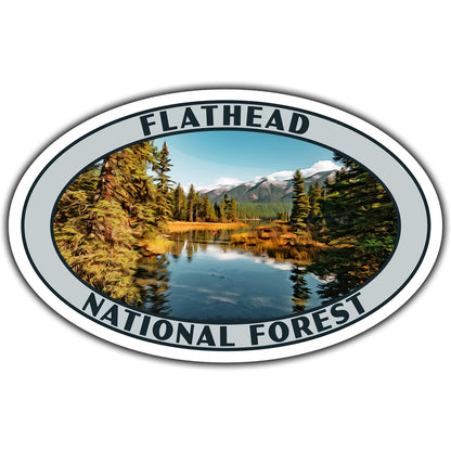 Flathead national forest sticker