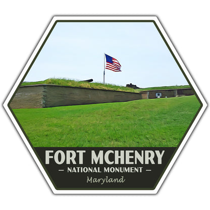 Fort McHenry national monument sticker