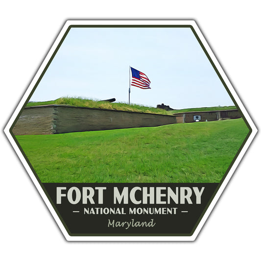 Fort McHenry national monument sticker