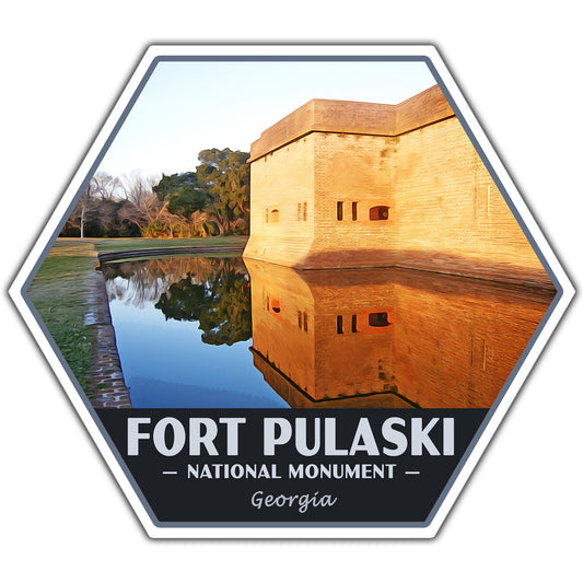 Fort Pulaski national monument sticker