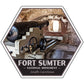 Fort Sumter national monument sticker