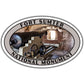 Fort Sumter national monument sticker