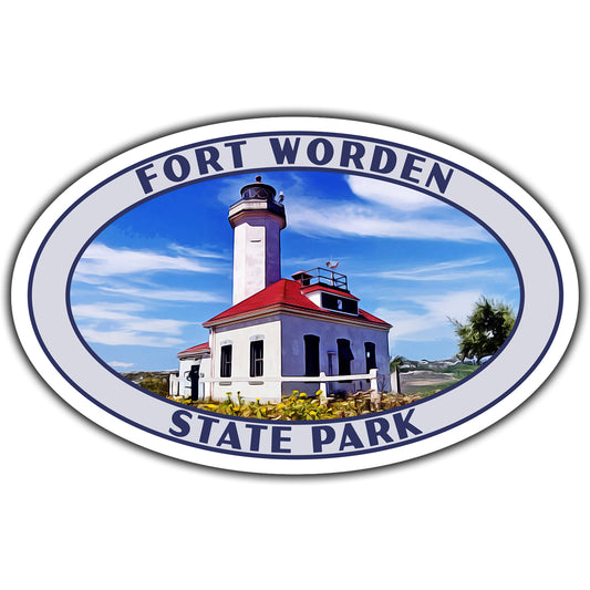 Fort Worden state park sticker