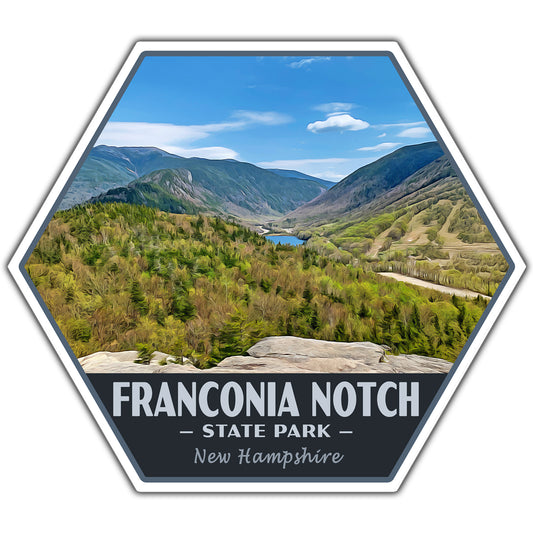 Franconia Notch state park sticker