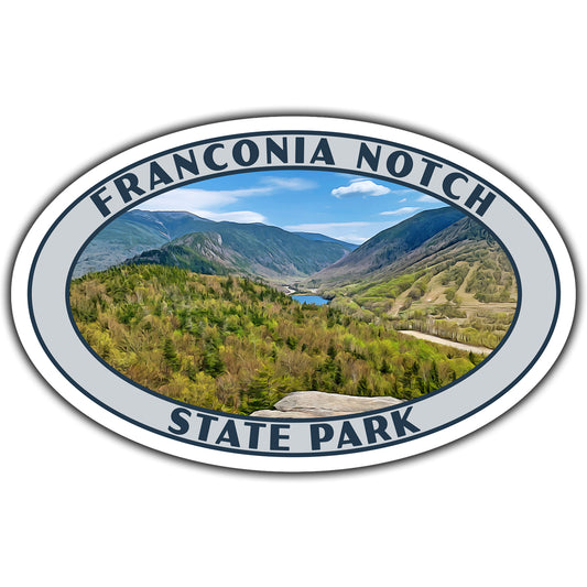 Franconia Notch state park sticker
