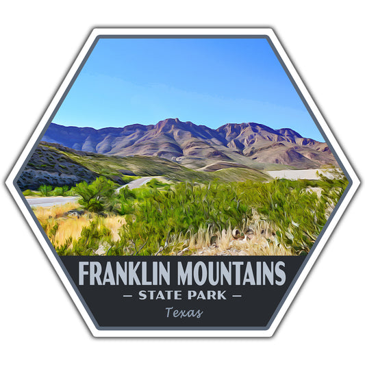 Franklin Mountains state park sticker