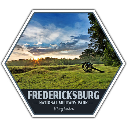 Fredericksburg national military park sticker