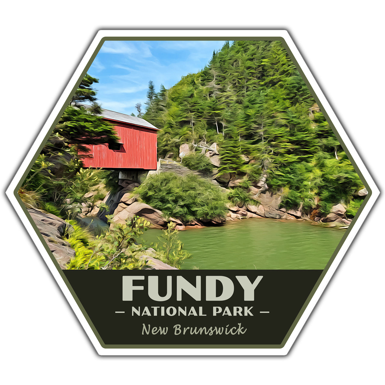 Fundy National Park Sticker