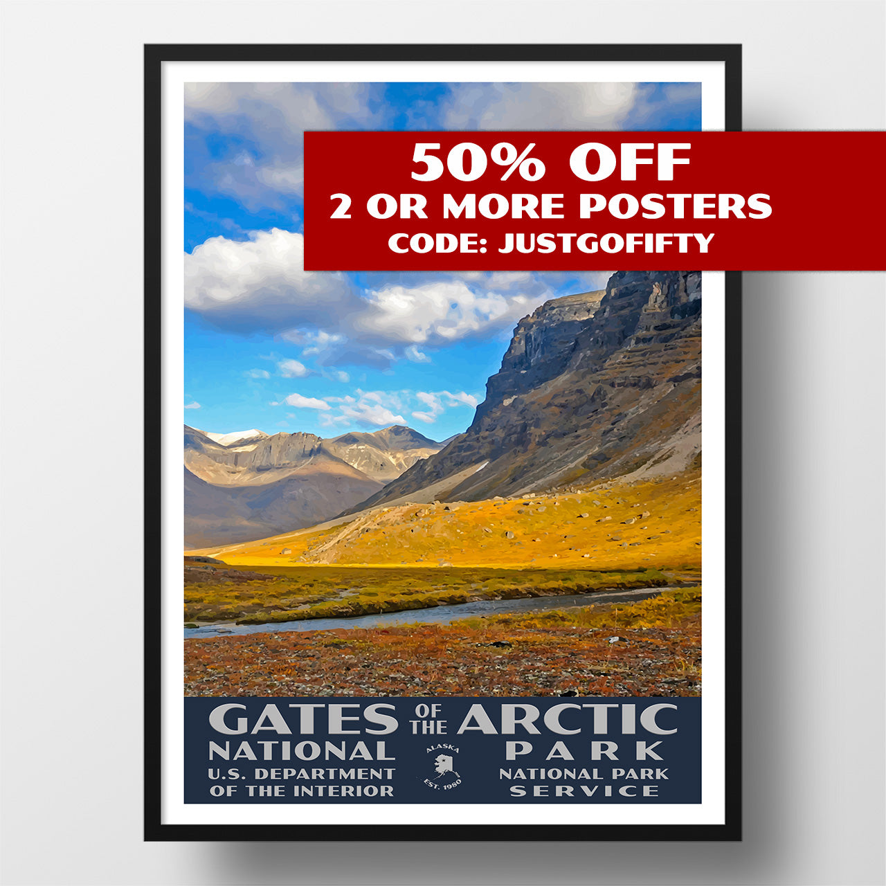 gates of the arctic national park poster