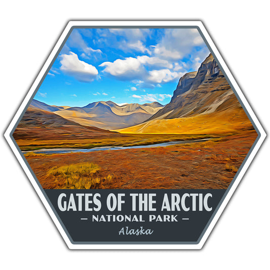Gates of the Arctic national park sticker