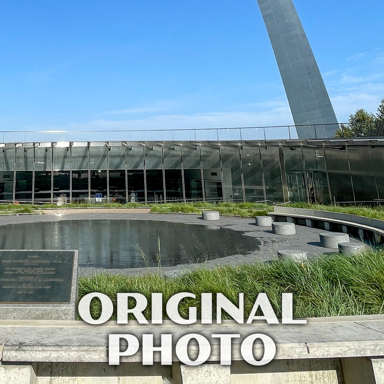Gateway Arch National Park Poster-WPA (Reflecting Pool)