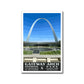 Gateway Arch National Park Poster-WPA (Reflecting Pool)