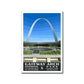Gateway Arch National Park Poster-WPA (Reflecting Pool)