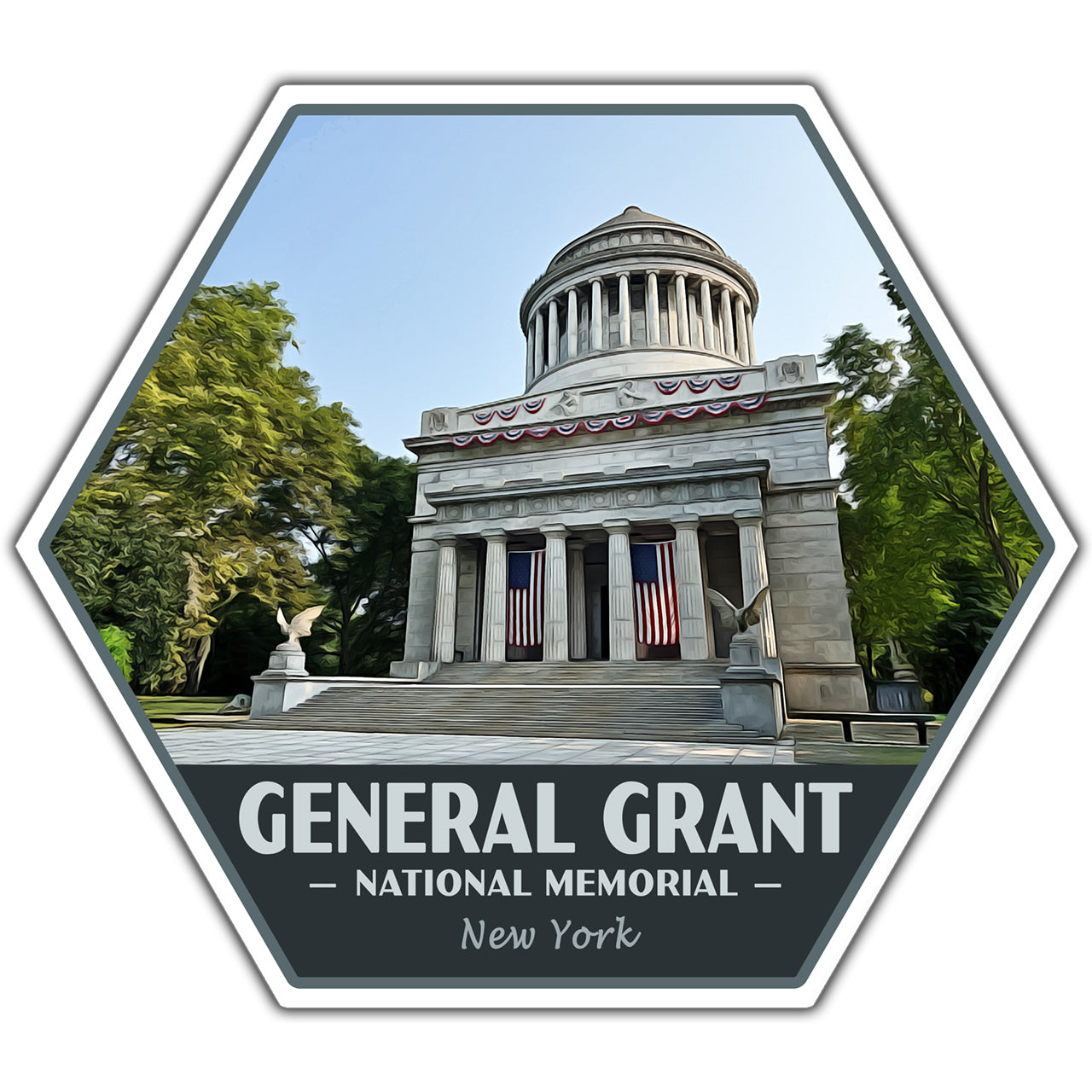 General Grant national memorial sticker