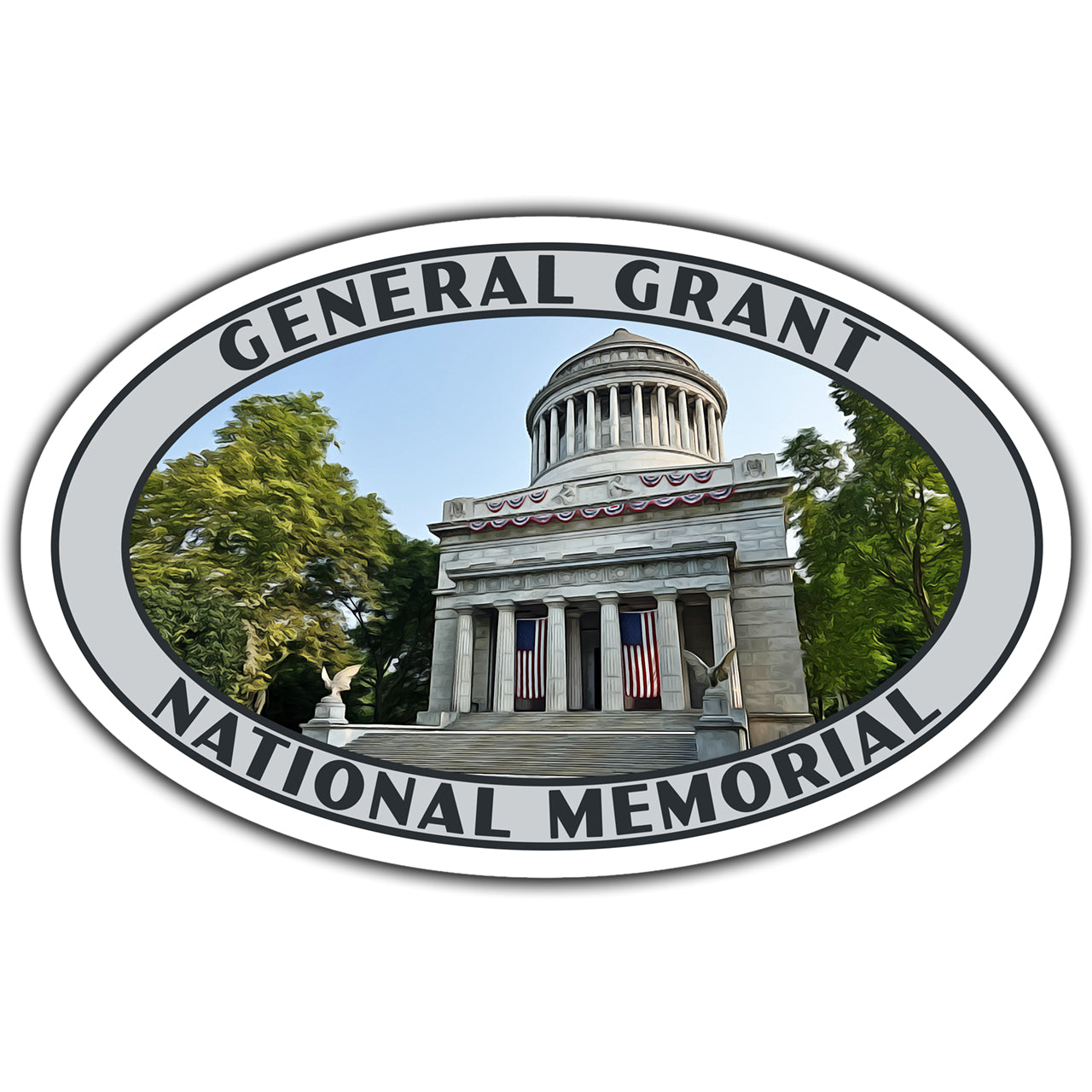 General Grant national memorial sticker