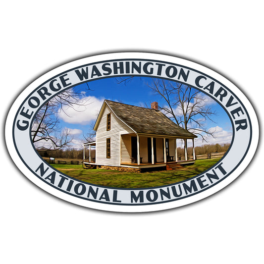 George Washington Caver national monument sticker