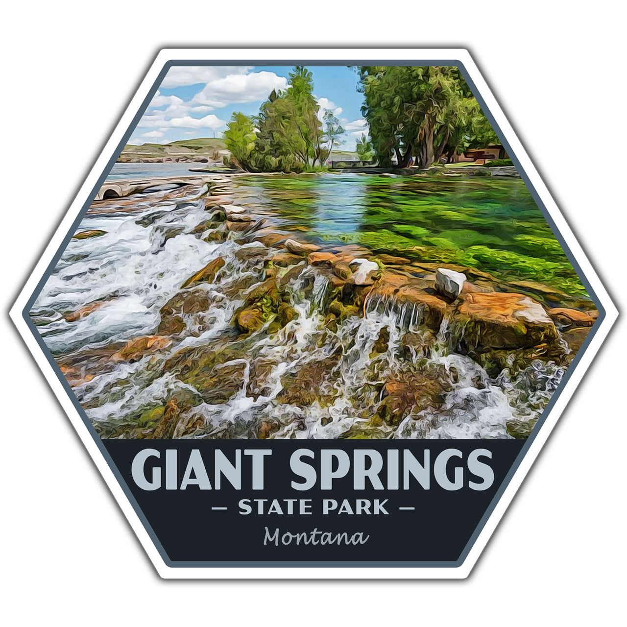 Giant Springs state park sticker