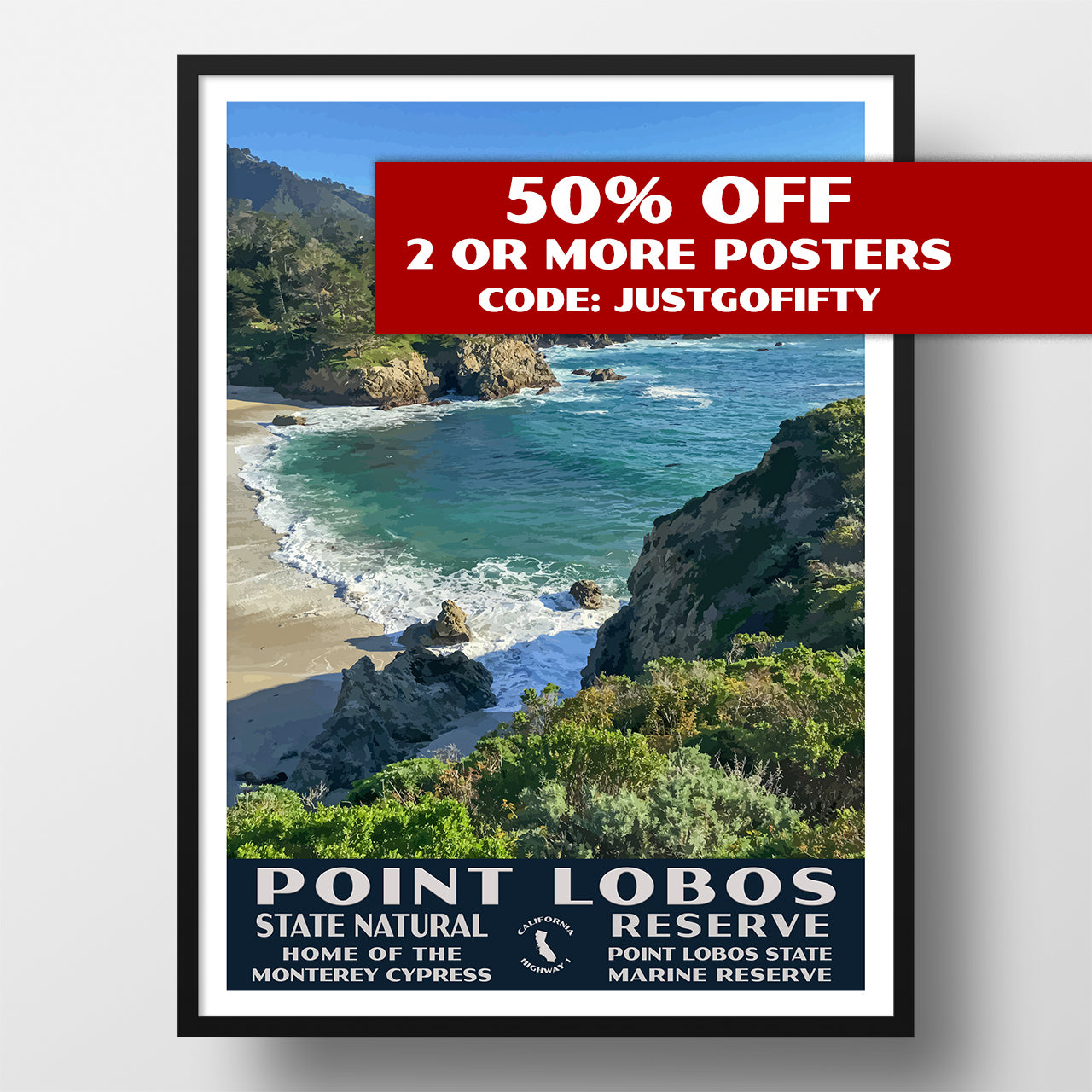 Point Lobos State Park poster