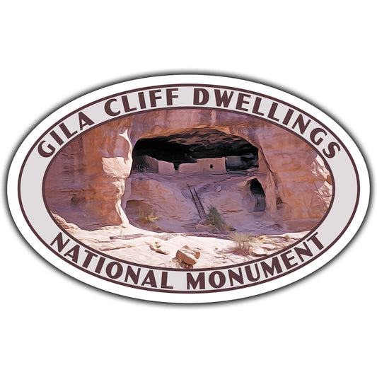 Gila Cliff Dwellings national monument sticker