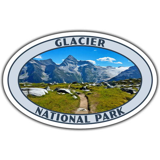Glacier national park sticker